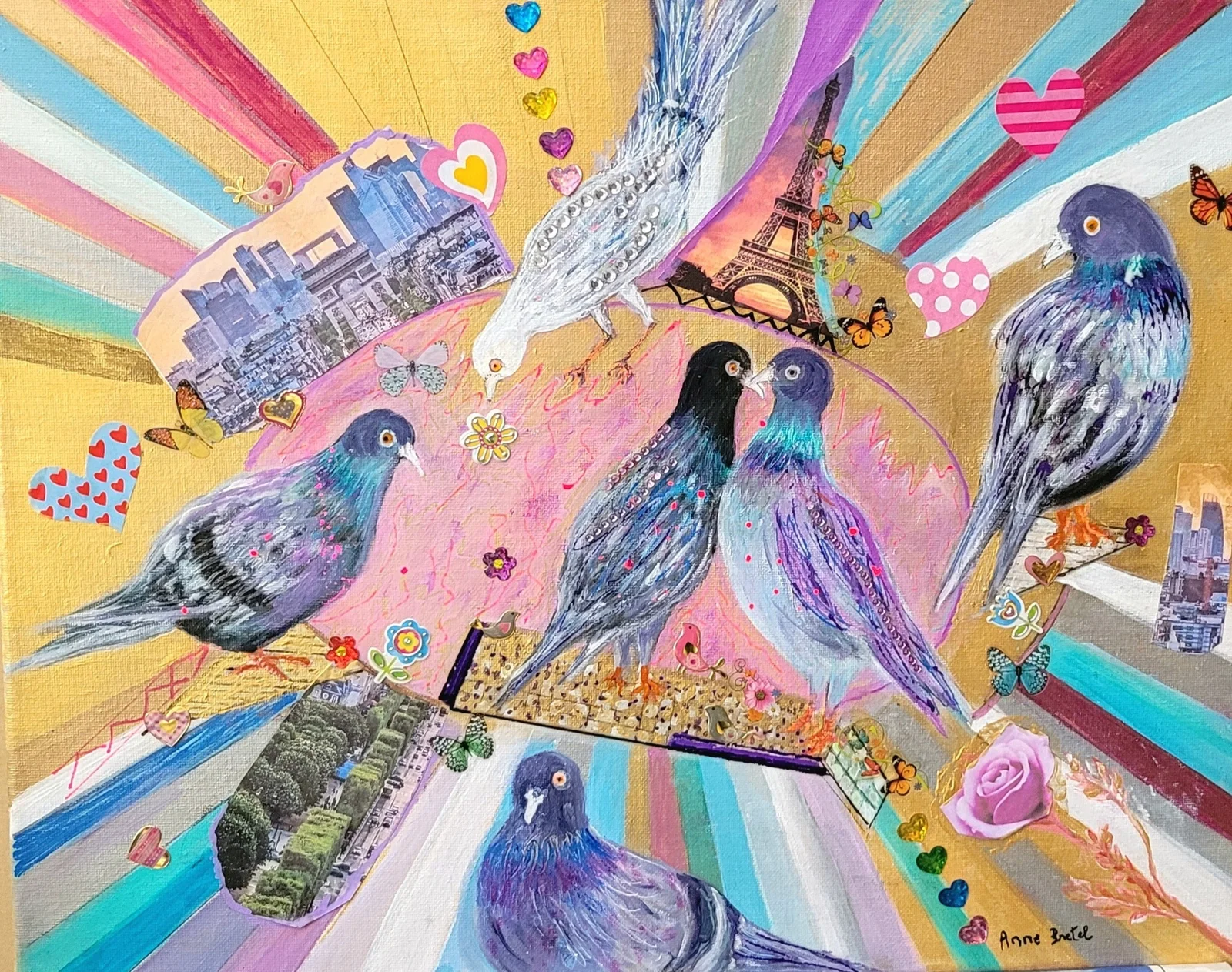 Pigeons d'amour Paris